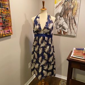 Laundry by Shelli Segal Silk Halter Dress S:12